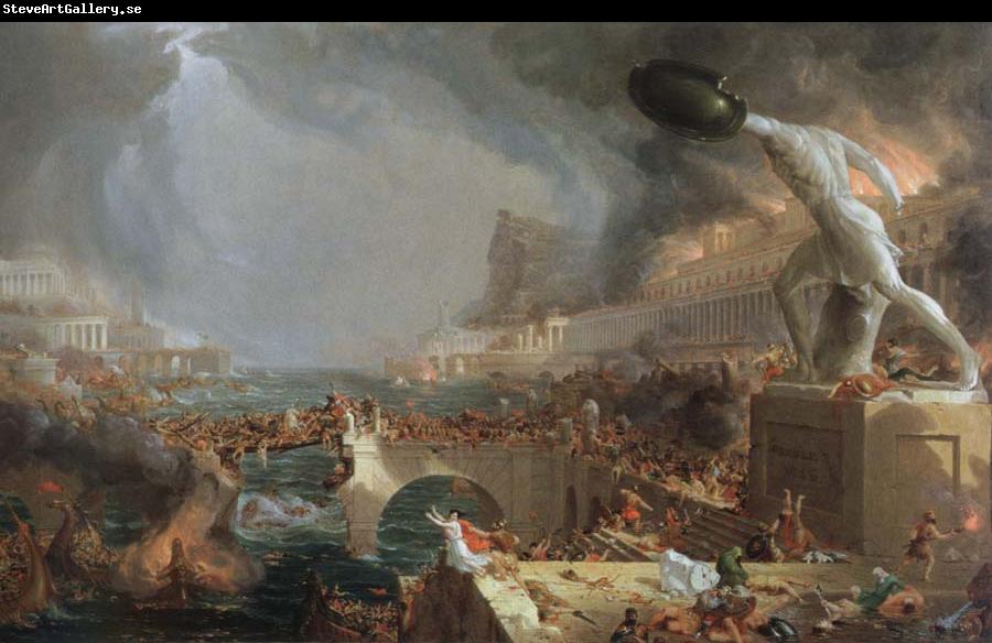 Thomas Cole the course of empire destruction